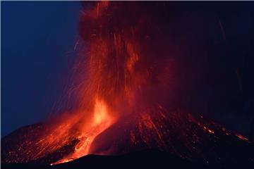 ITALY VOLCANIC ERUPTION ETNA