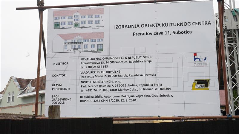 Construction of Croatian House in Subotica begins