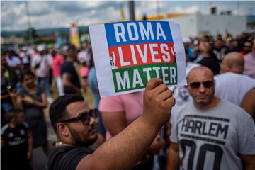 CZECH REPUBLIC ROMA PROTEST