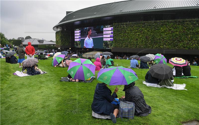 epaselect BRITAIN TENNIS WIMBLEDON GRAND SLAM 2021