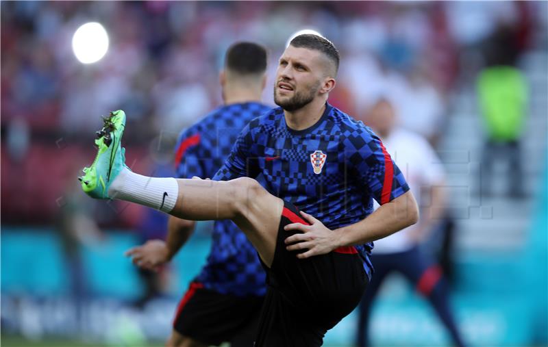 EURO2021: Hrvatska reprezentacija na zagrijavanju