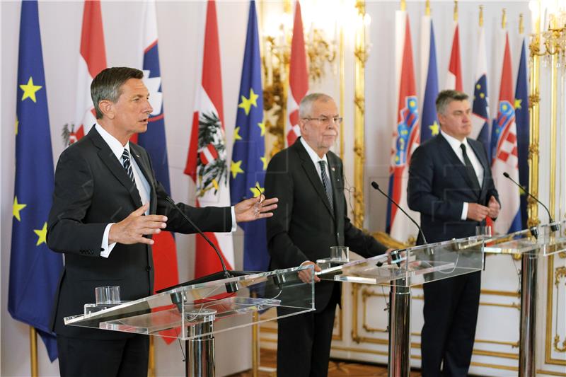 Presidents of Slovenia, Austria and Croatia to meet in mid-July