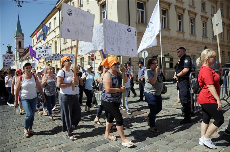 Prosvjed radnica Orljave