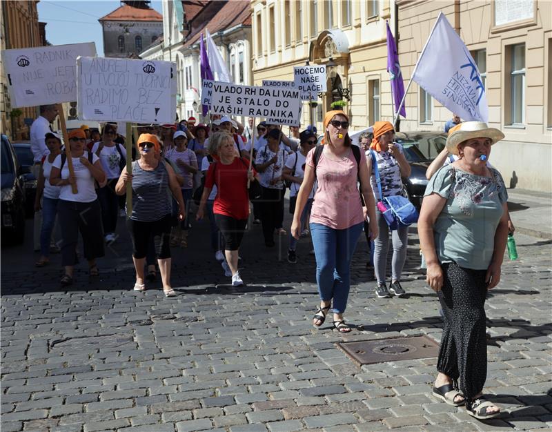 Prosvjed radnica Orljave