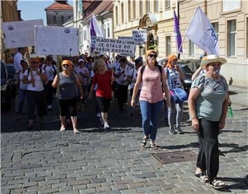 Prosvjed radnica Orljave