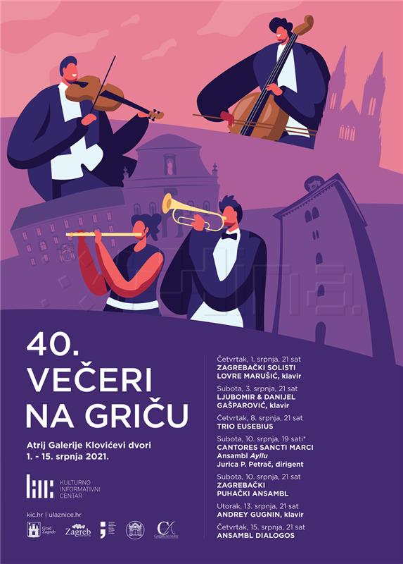 Zagrebački solisti i Love Marušić otvaraju 40. Večeri na Griču