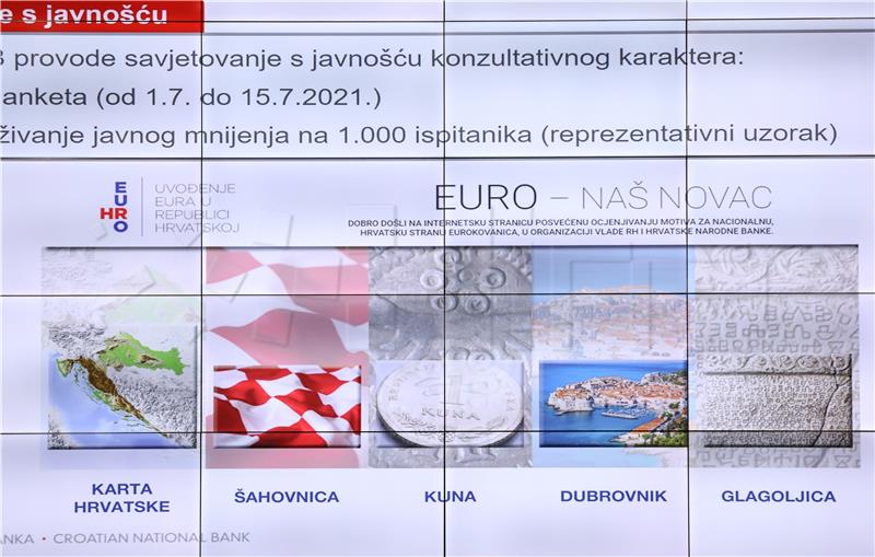 Pet motiva za hrvatski motiv na eurokovanici upućeno u savjetovanje s javnošću