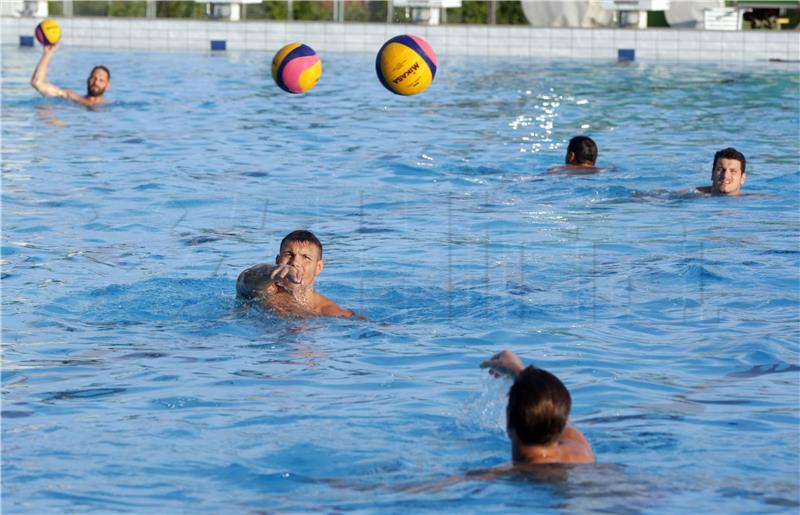 Otvoreni trening hrvatske vaterpolske reprezentacije