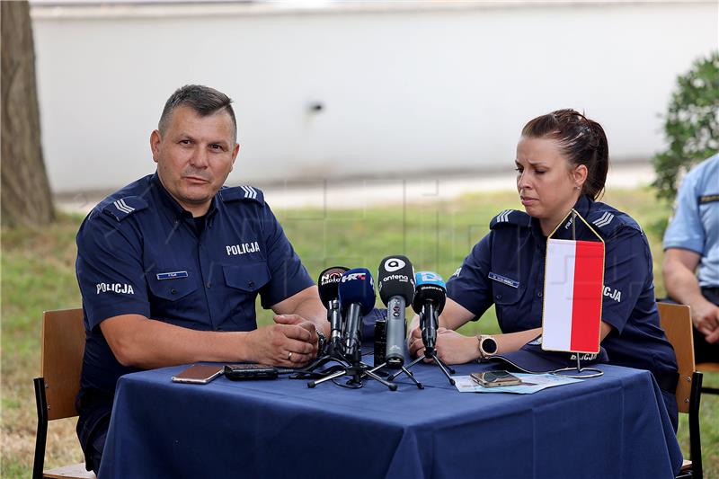 Konferencija za medije povodom dolaska stranih policijskih službenika