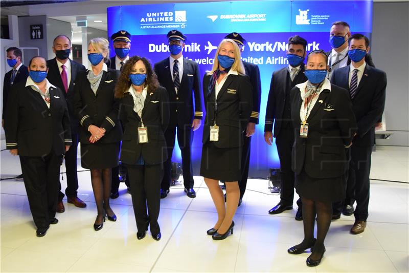 Dubrovnik: Inauguracijski let United Airlinesa iz New Yorka