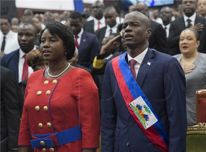 (FILE) HAITI PRESIDENT DEATH