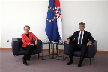 Ursula von der Leyen sudjelovala na sjednici Vlade RH