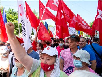 MOLDOVA ELECTIONS PROTEST