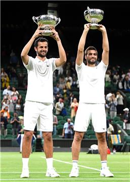 Croatians Mektić and Pavić win Wimbledon men's doubles title 