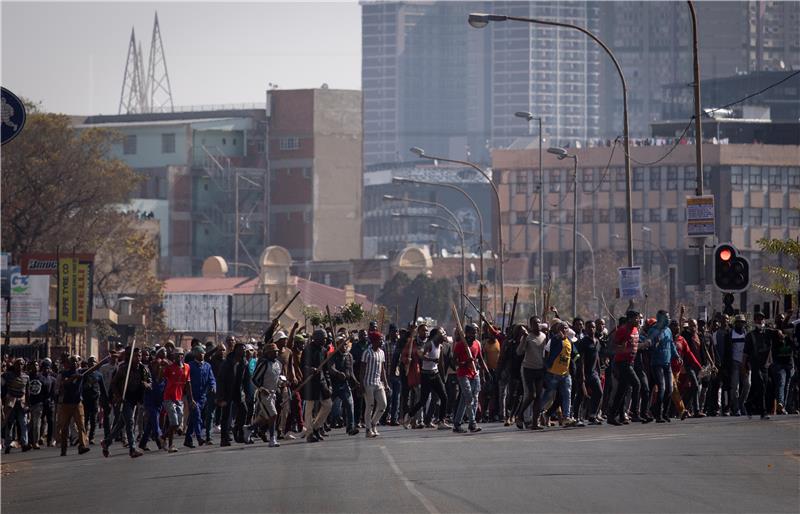 SOUTH AFRICA ZUMA SUPPORTERS PROTESTS