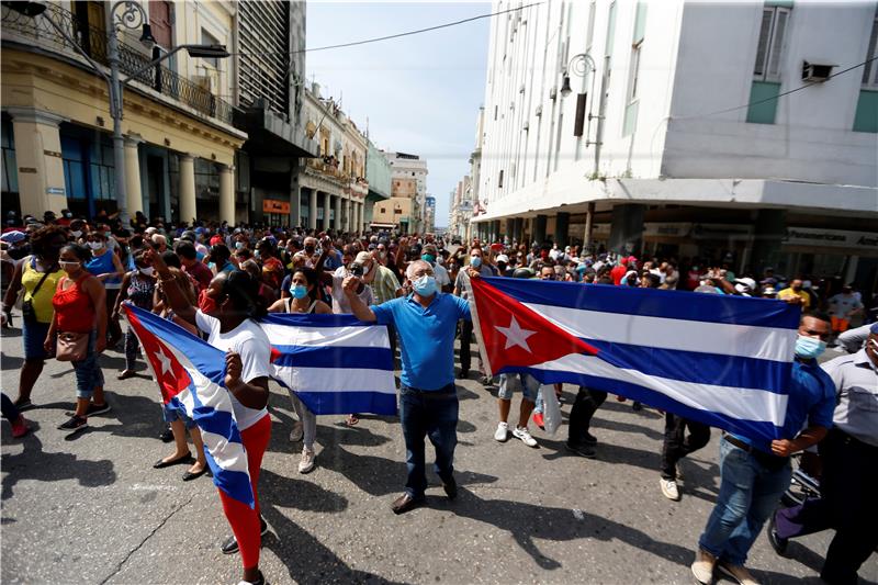 CUBA PROTEST