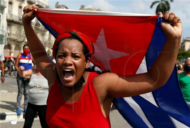 CUBA PROTEST