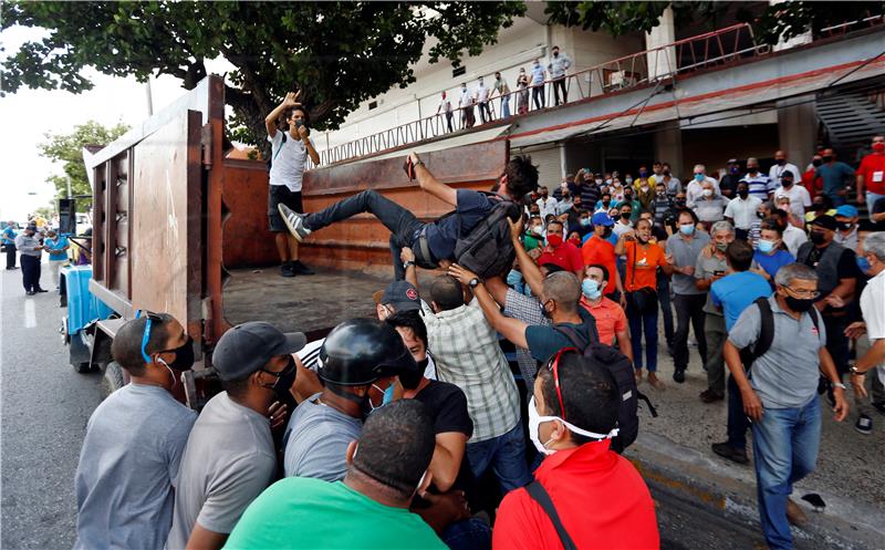 CUBA PROTEST