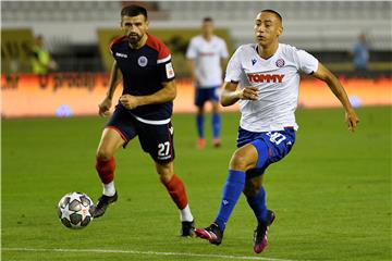 Prijateljska pripremna nogometna utakmica Hajduk - Zrinjski