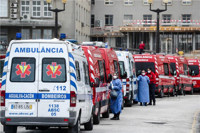 Nagli porast hospitalizacija covid pacijenata u Portugalu 