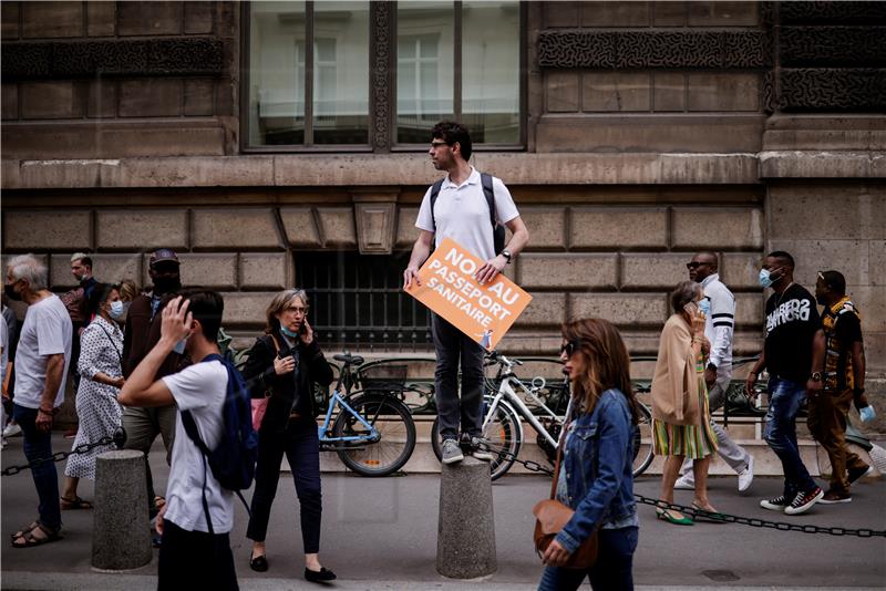 FRANCE CORONAVIRUS PANDEMIC VACCINATION PROTEST