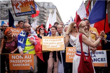 FRANCE CORONAVIRUS PANDEMIC VACCINATION PROTEST