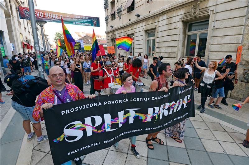 Tenth Split Pride parade begins