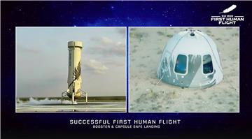 USA BLUE ORIGIN LAUNCH