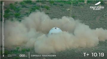 USA BLUE ORIGIN LAUNCH