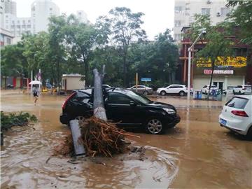 CHINA HENAN ZHENGZHOU RAINSTORM FLOODING