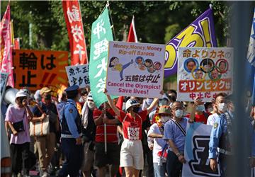 SOUTH KOREA TOKYO 2020 OLYMPIC GAMES PROTEST