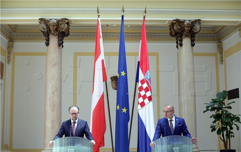 Austria supports Croatia's Schengen entry, says FM