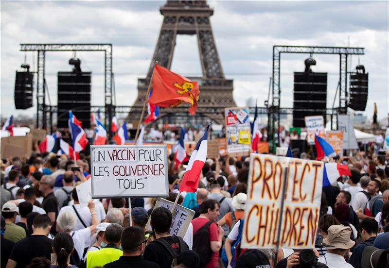 FRANCE CORONAVIRUS PANDEMIC VACCINATION PROTEST