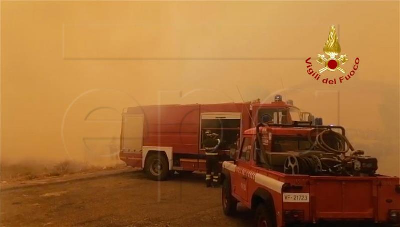 ITALY SARDINIA WILDFIRES