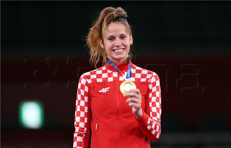 TOKIO2020: Matea Jelić olimpijska pobjednica - dodjela medalja