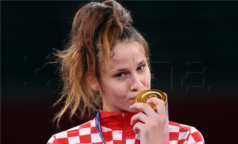 TOKIO2020: Matea Jelić olimpijska pobjednica - dodjela medalja