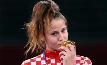 TOKIO2020: Matea Jelić olimpijska pobjednica - dodjela medalja