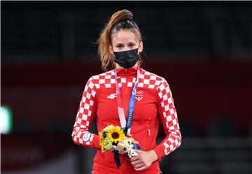 TOKIO2020: Matea Jelić olimpijska pobjednica - dodjela medalja