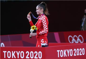 TOKIO2020: Matea Jelić olimpijska pobjednica - dodjela medalja