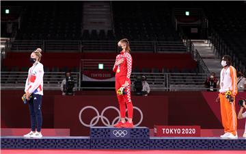 TOKIO2020: Matea Jelić olimpijska pobjednica - dodjela medalja