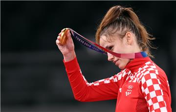 TOKIO2020: Matea Jelić olimpijska pobjednica - dodjela medalja