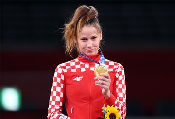 TOKIO2020: Matea Jelić olimpijska pobjednica - dodjela medalja