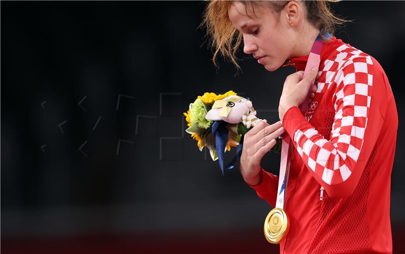 TOKIO2020: Matea Jelić olimpijska pobjednica - dodjela medalja