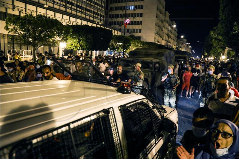 TUNISIA GOVERNMENT PROTEST