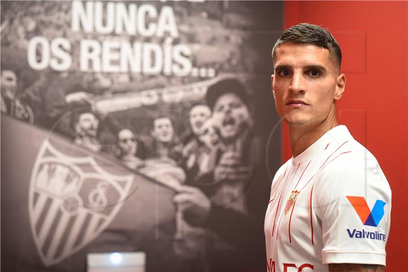 SPAIN SEVILLA FC LAMELA PRESENTATION