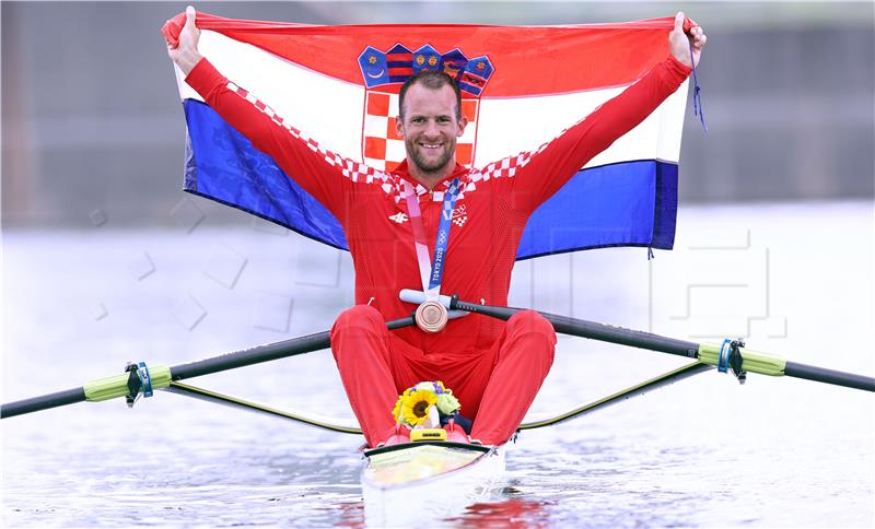 Croatia's Damir Martin wins bronze in men's single sculls