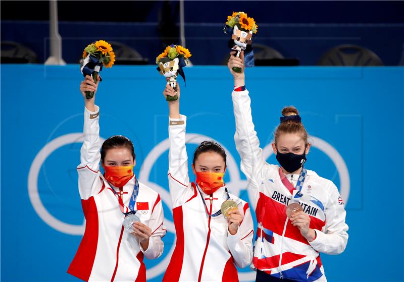 OI - gimnastika na trampolinu: Zlato i srebro za Kineskinje