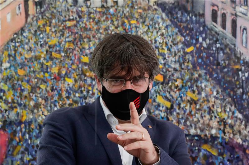 (FILE) BELGIUM EU JUSTICE CATALONIA PUIGDEMONT