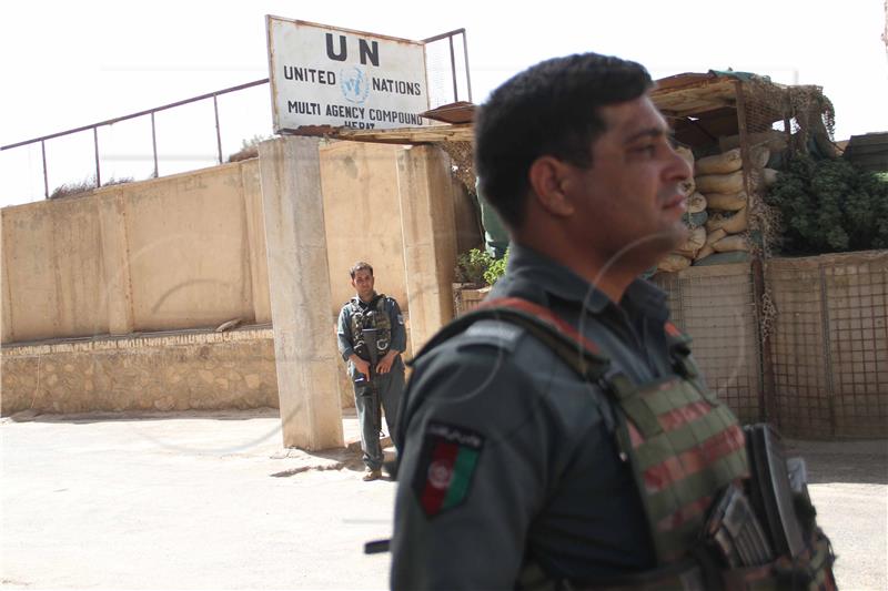 AFGHANISTAN UN COMPOUND ATTACK