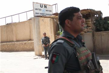 AFGHANISTAN UN COMPOUND ATTACK